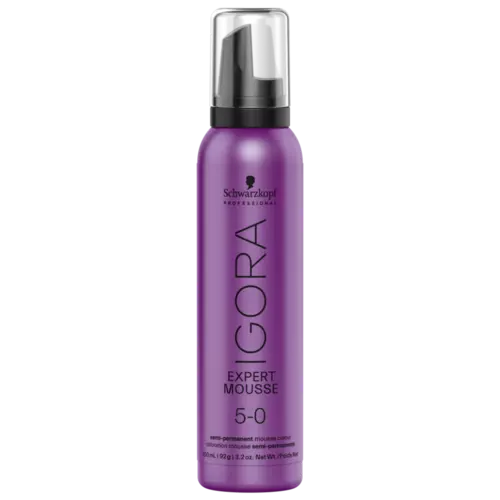 Schwarzkopf Professional Igora Expert Mousse 100ml 5-0 Light Brown Châtain Clair