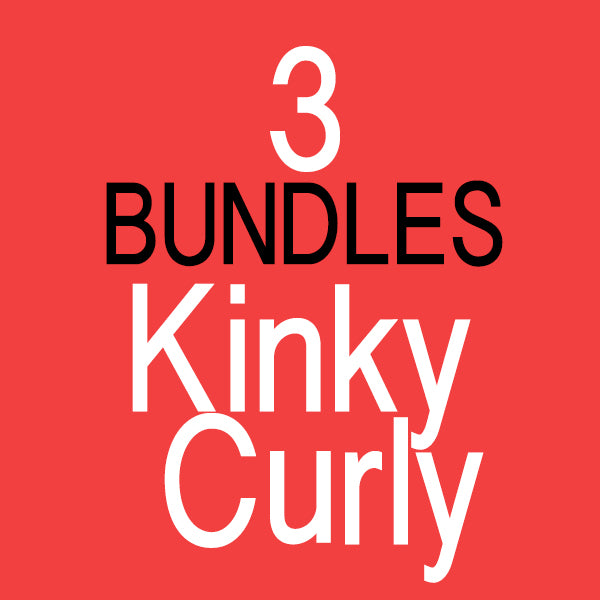3 Bundles - Kinky Curly
